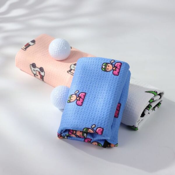 Golf Magnetic Printed Towel